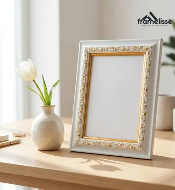 Bingkai Foto Motif Ukir Elegan 4R 5R 6R| Frame Pigura Foto Klasik Mewah | Dekorasi Rumah di Bangka