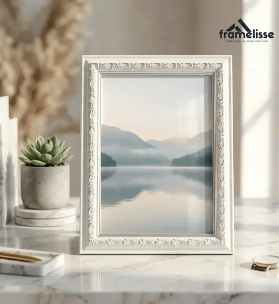 Bingkai Foto Motif Ukir Elegan 8RP| Frame Pigura Foto Klasik Mewah | Dekorasi Rumah Framelisse di Mangunreja, Tasikmalaya