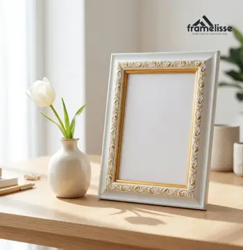 Bingkai Foto Motif Ukir Elegan 4R 5R 6R| Frame Pigura Foto Klasik Mewah | Dekorasi Rumah