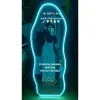 Standing mirror Led aesthetic full body rubber klasik Abstrak 40x122 Premium Thumbnail 4
