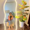 Standing mirror Led aesthetic full body rubber klasik Abstrak 40x122 Premium Thumbnail 3
