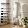 standing mirror aesthetic full body rubber oval 40x153 Premium Thumbnail 1