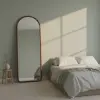 Standing Mirror Oval Round LED Rubber Aesthetic Full Body Oval 40X153 Premium Thumbnail 4