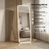 Standing Mirror Curve Edge rubber Premium 40x153 cm Thin Frame Cermin Hias Thumbnail 1