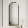 Cermin Aesthetic Gantung Dinding Rubber Model Capsul 122x40 cm Thumbnail 8