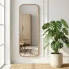 Cermin Aesthetic Gantung Dinding Rubber Model Capsul 122x40 cm Thumbnail 6