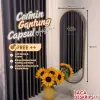 Cermin Gantung Dinding Rubber Aestetic Model Round ukuran 40x122 CM Thumbnail 5