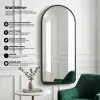 Cermin Gantung Dinding Rubber Aestetic Model Round ukuran 40x122 CM Thumbnail 1
