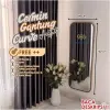Cermin Gantung Dinding Rubber/Karet Aestetic Model Curve ukuran 40x85 cm Thumbnail 5