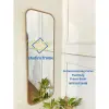Cermin Gantung Dinding Rubber/Karet Aestetic Model Curve ukuran 40x85 cm Thumbnail 6