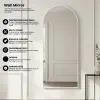 Cermin dinding fiber aesthetic-cermin gantung oval full body 40 x 153 cm Thumbnail 1