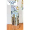 Standing Mirror HPL Motif Daun aesthetic premium ukuran 40x153 cm Thumbnail 2
