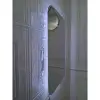 Cermin gantung frameless Lampu aestetik premium, bentuk curve, oval, daun, ukuran 40x60cm Thumbnail 2