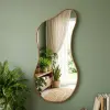 Cermin Gantung Motif Wavy Mocca 40x85 cm List Rubber Premium aesthetic Thumbnail 2