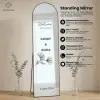 standing mirror wedding sign 40 X 153CM / Welcome Sign Wedding Mirror Arch / Wedding Signage Aesthetic Thumbnail 1