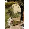 Cermin Aesthetic 40x85 cm Oval Welcome Mirror Wedding Custom Nama Tanggal Thumbnail 1