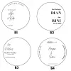 Welcome Sign Wedding Custom 60cm / Cermin Pernikahan Bahan HPL & Rubber Thumbnail 2