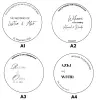 Welcome Sign Wedding Custom 60cm / Cermin Pernikahan Bahan HPL & Rubber Thumbnail 3