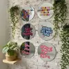 Cermin Gantung Motif Quote Aesthetic | Hiasan Dinding Kamar Kekinian Thumbnail 1