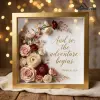 Frame 3D Foto Premium Ukuran 30x30 cm | Shadow Box Bingkai Foto Minimalis Aesthetic Thumbnail 2