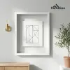 Frame 3D Jumbo Scrapbook Premium Shadow Box Minimalis Ukuran 16R dan 16RP | Bingkai Kenangan Custom | Kado Wisuda Anniversary Thumbnail 3