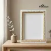 Bingkai Foto 3D scrapbook Motif Ukir Elegan 16RP (40x60 cm) | Frame Pigura Foto Klasik Mewah | Dekorasi Rumah Framelisse Thumbnail 1