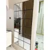 Wall Mirror Cermin hias persegi tempel dinding aesthetic kotak premium Thumbnail 2