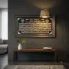 Kaligrafi Islami Doa Nurbuwat 75x135 cm Frame Fiber Premium | Hiasan Dinding Mewah | Packing Kayu Thumbnail 1