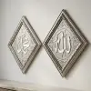 Kaligrafi Allah Muhammad Premium Frame Fiber | Hiasan Dinding Islami Mewah | Thumbnail 2