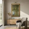 Kaligrafi Pintu Ka'bah Premium 75x115 cm Frame Fiber Mewah | Hiasan Dinding Islami Thumbnail 1