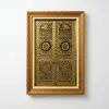 Kaligrafi Pintu Ka'bah Premium 75x115 cm Frame Fiber Mewah | Hiasan Dinding Islami Thumbnail 3