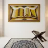 Kaligrafi Al-Qur'an Premium 75x115 cm Frame Fiber Mewah | Hiasan Dinding Islami Thumbnail 3
